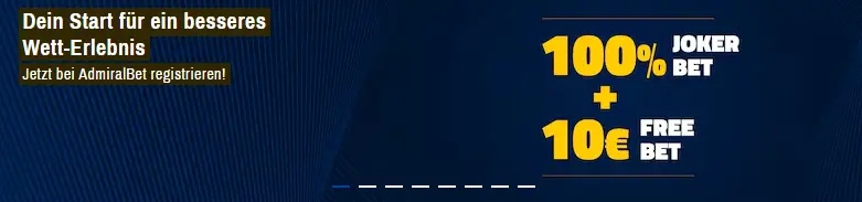 Welche Wettarten stehen zur Verfügung ADMIRAL SPORT WETTEN